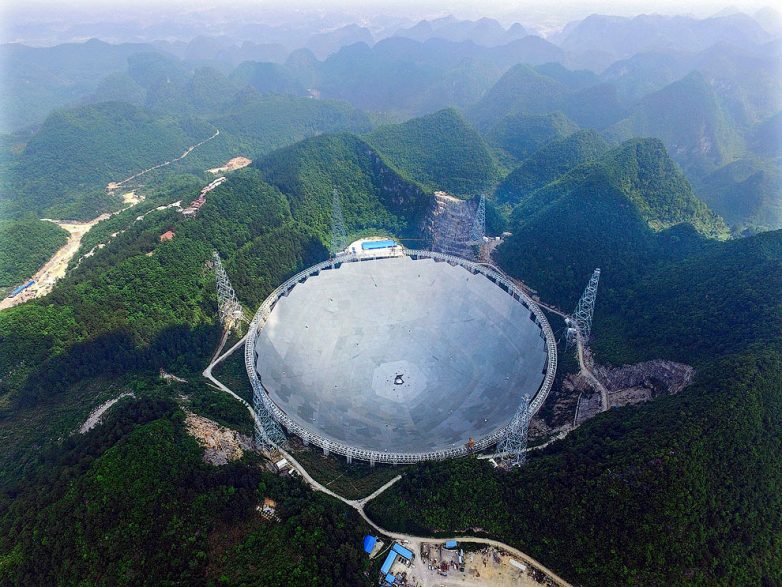Завершено строительство самого большого в мире радиотелескопа