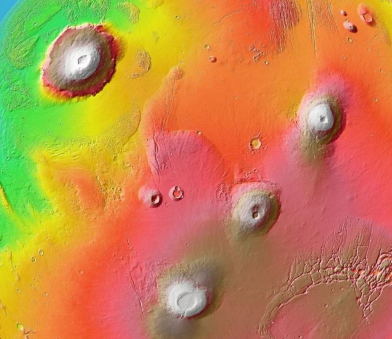 Марсианские вулканы - колыбель жизни?