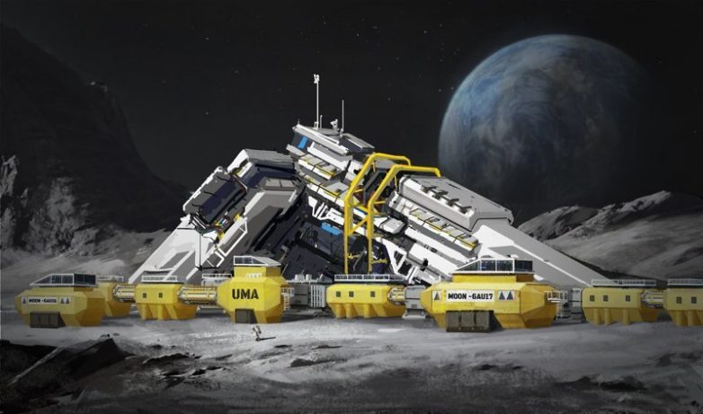 Ещё 12 интересных концептов базы на Луне