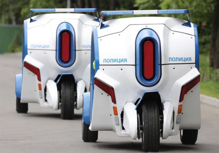 Московская полиция пересела на трёхколёсные электрокары