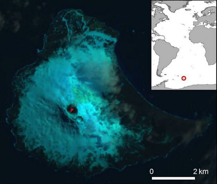 Рядом с Антарктидой найден редкий вид вулкана