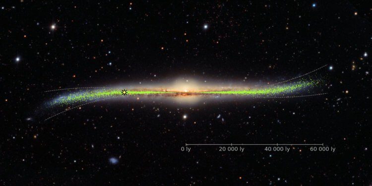 Учёные уточнили форму галактики Млечный Путь