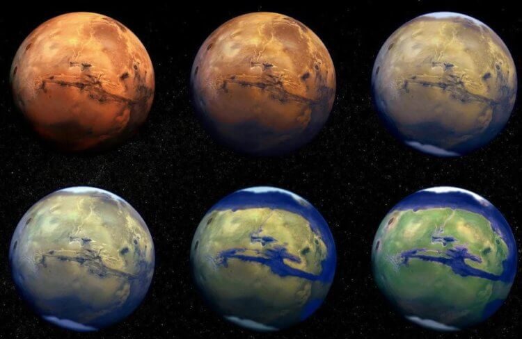 Астрономы рассказали, как выглядел Марс миллионы лет назад