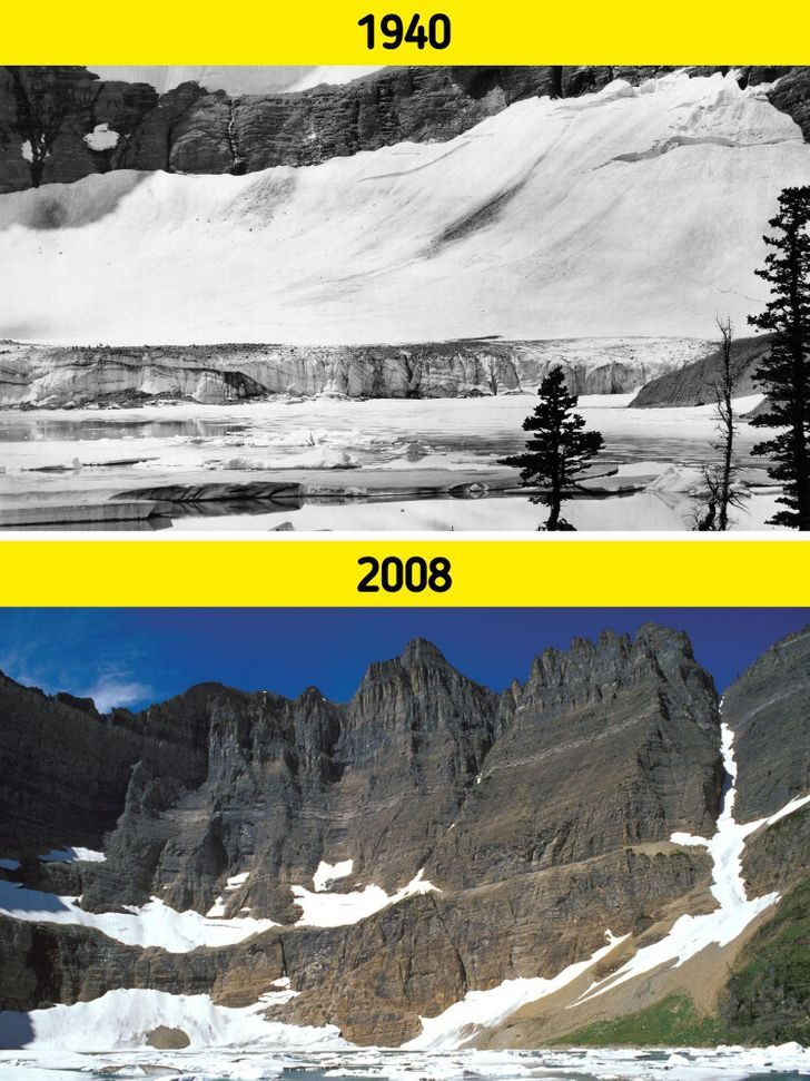 Всё познаётся в сравнении: снимки, которые показывают, как реально меняется наша планета