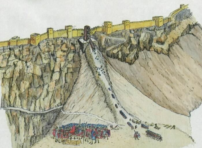 Как римляне взяли Масаду, казавшуюся неприступной крепостью