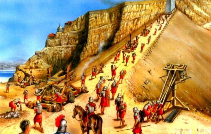 Как римляне взяли Масаду, казавшуюся неприступной крепостью