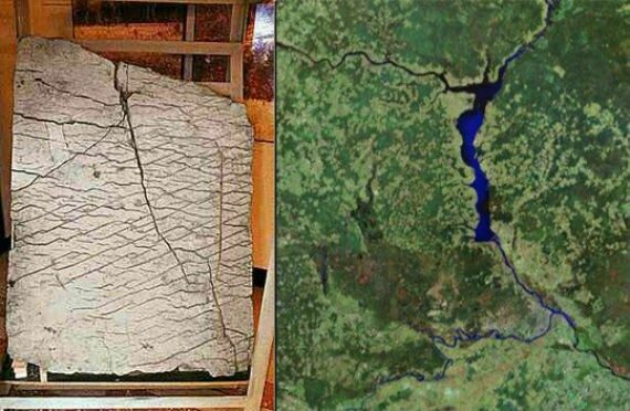 Как выглядит карта 4000-летней давности и можно ли по ней ориентироваться на местности?