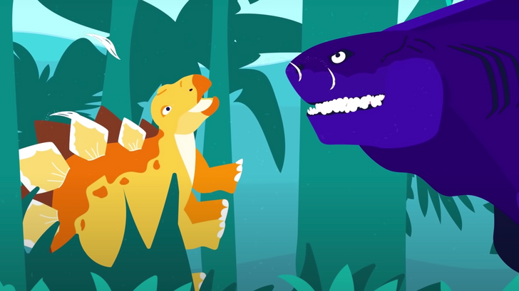 Что получится, если скрестить мегалодона и тираннозавра?