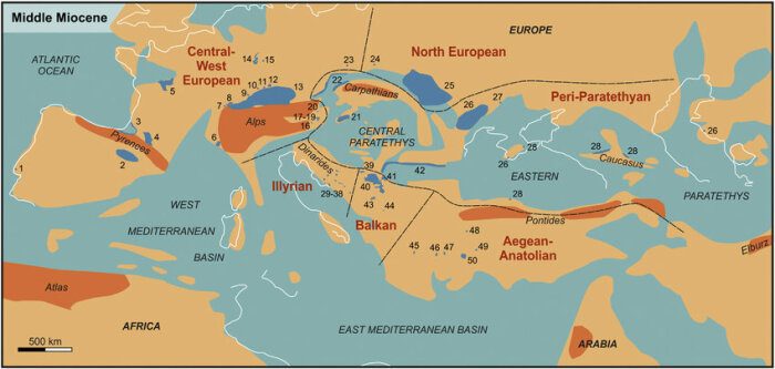Паратетис: история древнего моря