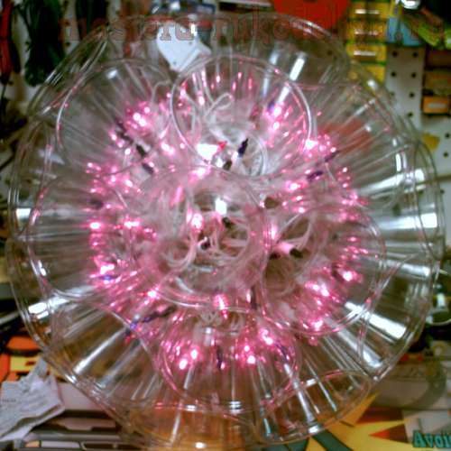 Светящийся шар из пластиковых стаканчиков
