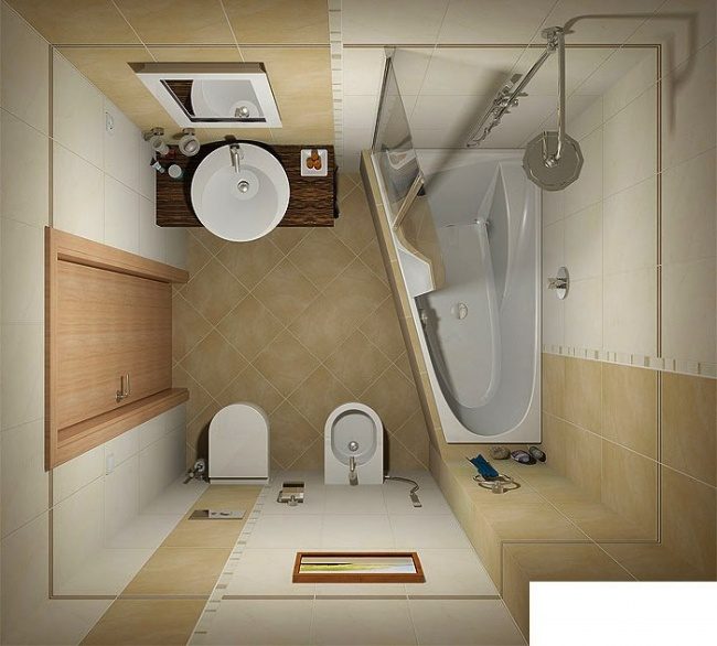 11 больших идей для маленькой ванной комнаты