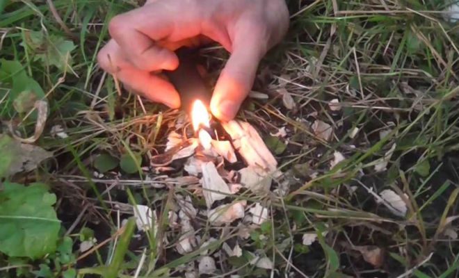 Уроки выживания: как добыть огонь в сыром лесу