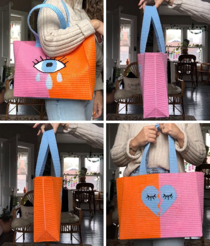 Ещё 10 симпатичных сумок, которые люди сшили себе сами
