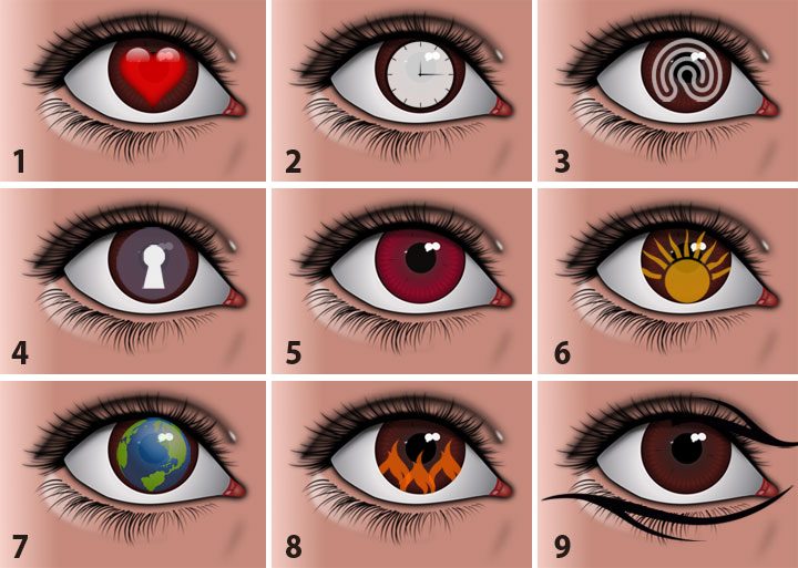 Тест: выберите глаз и узнайте что-то интересное о своей личности!