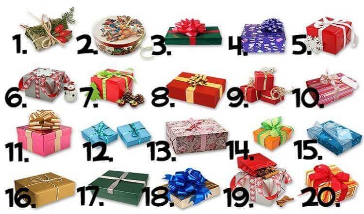 Тест: выберите подарок и узнайте, чего ожидать в новом году