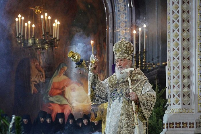 Патриарх Кирилл поздравил всех верующих с Рождеством Христовым