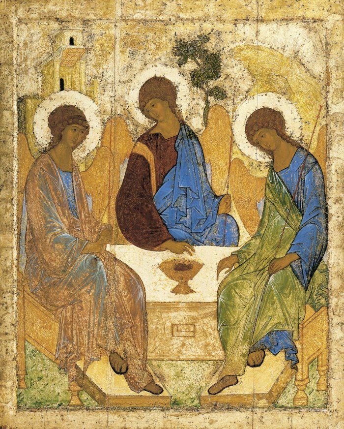 Творчество Андрея Рублёва как кульминация развития иконографии Святой Троицы