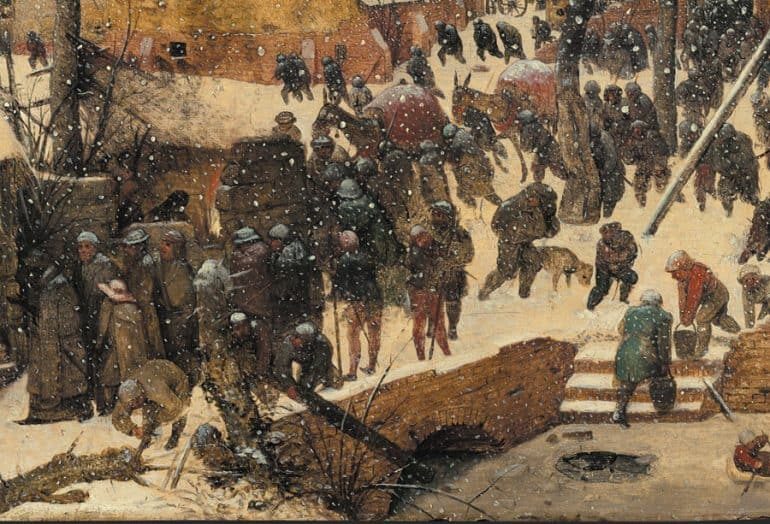 Секреты картины Питера Брейгеля «Поклонение волхвов в снегу»