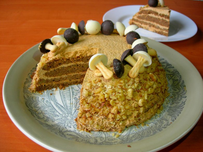 Орехово-кофейный торт или торт на День рождения!