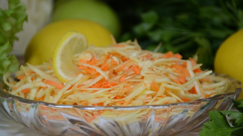 Полезный овощной салат «Щётка» - то, что нужно после праздников!