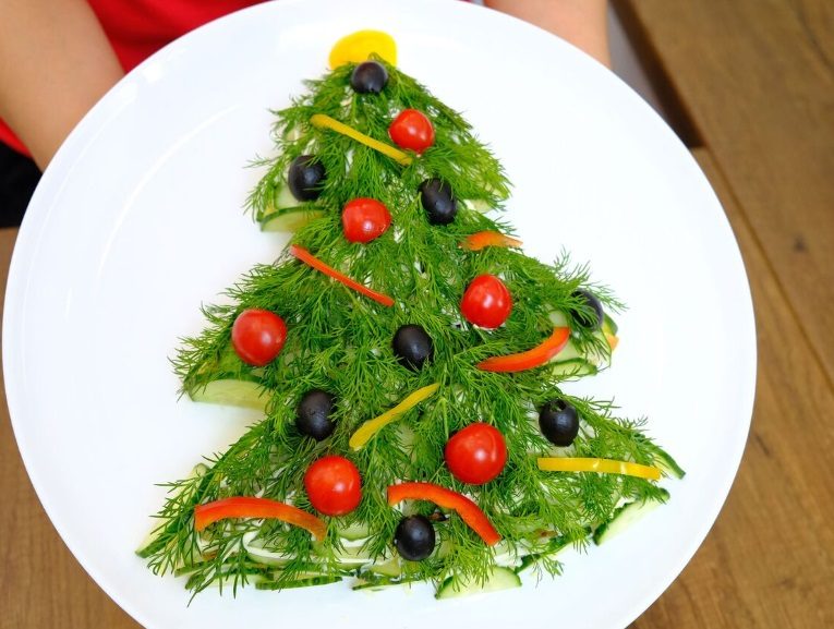Самый новогодний салат «Елочка». Всеми любимое сочетание!