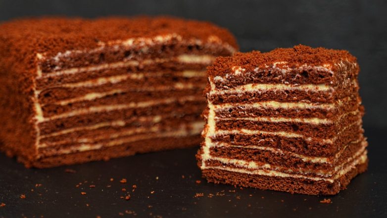 Шоколадный торт – медовик «Спартак» всего за 40 минут!
