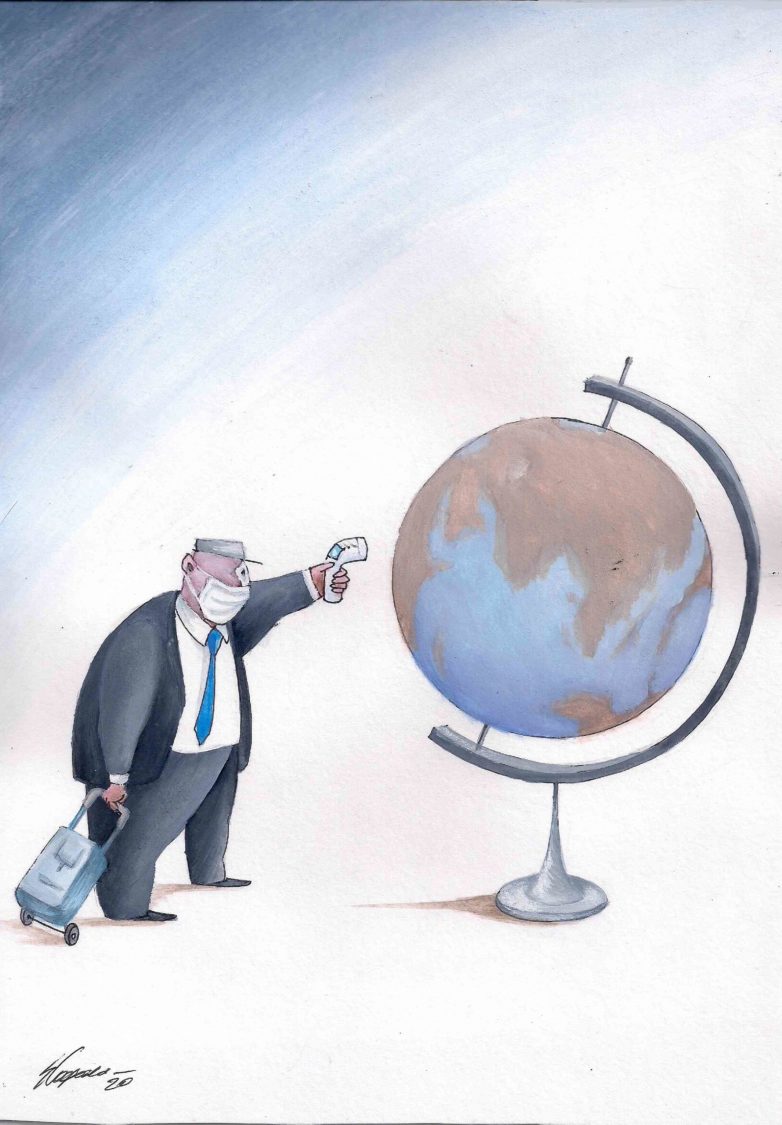 Карикатуры со всего мира на тему коронавируса