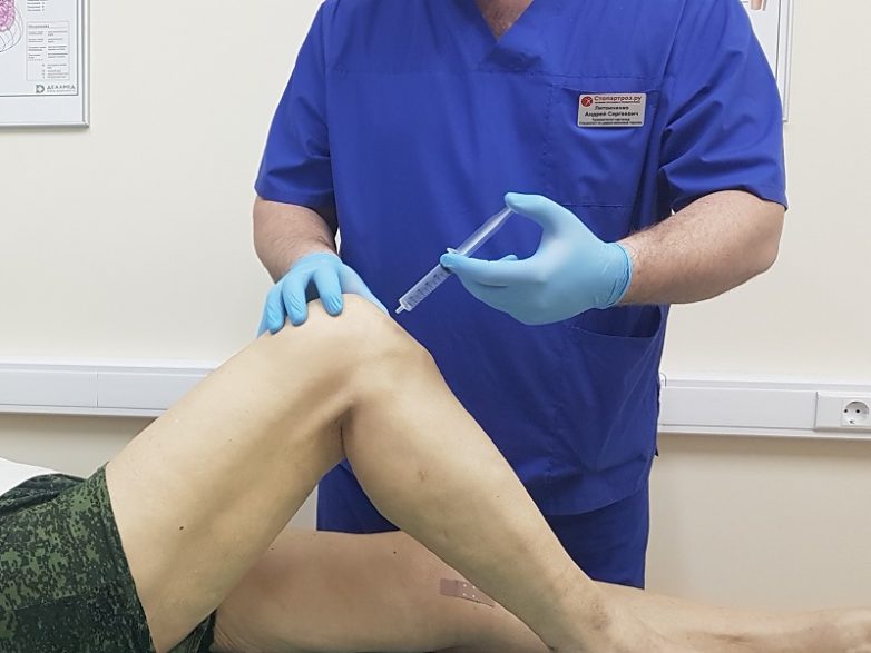 Помогают ли уколы в колено снять боль?
