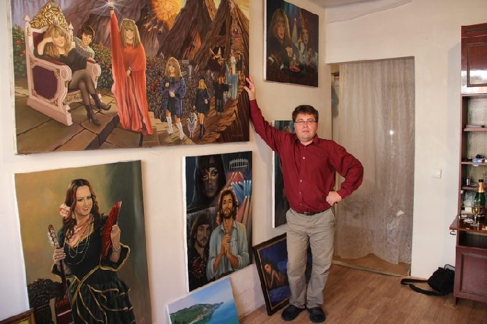 Алла Пугачева на полотнах художников
