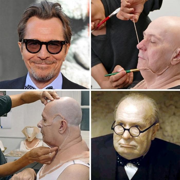 Актёры Голливуда до и после того, как их загримировали