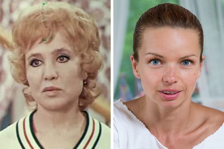 Как выглядели звёзды советского и современного поколений в одном возрасте