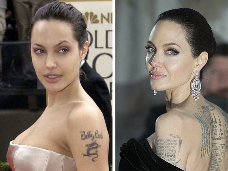 Знаменитости, которые пожалели о нанесении татуировки и избавились от неё раз и навсегда