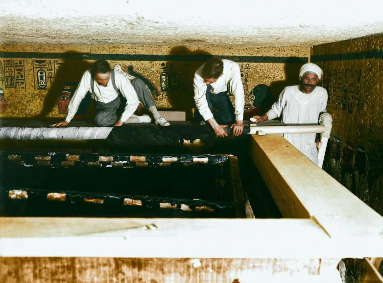 Как вскрывали гробницу Тутанхамона
