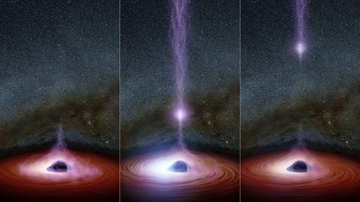 NASA объявило, что что-то огромное покинуло черную дыру!