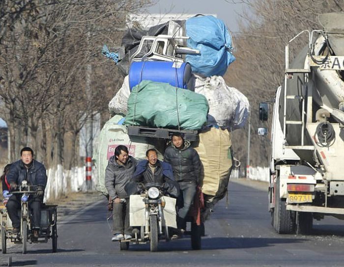 Опасные дороги Китая. Обалдеть!