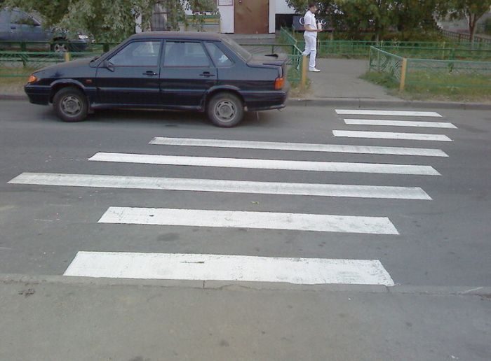 Российские пешеходные переходы. Бессмысленные и беспощадные