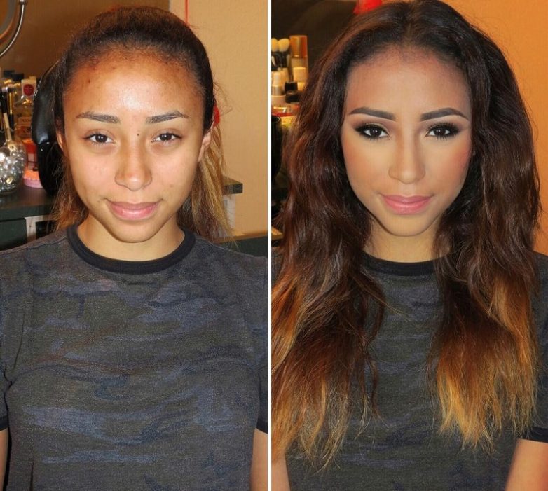 Вот как макияж может изменить женщину до неузнаваемости