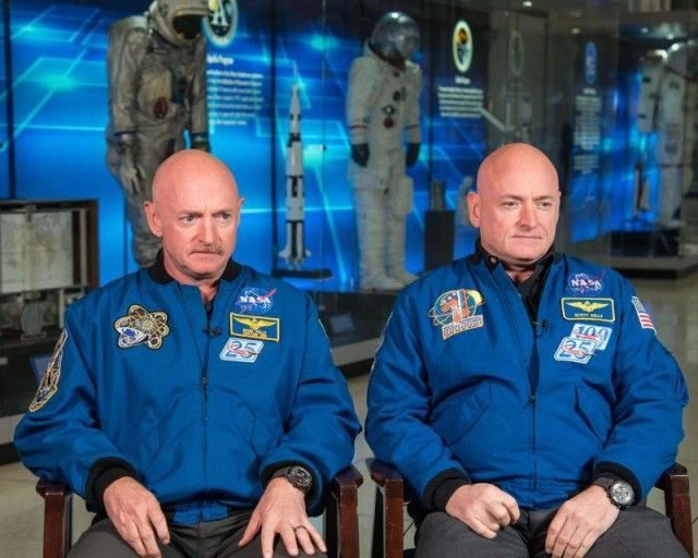 Вот так изменились братья-близнецы, один из которых год провел в космосе