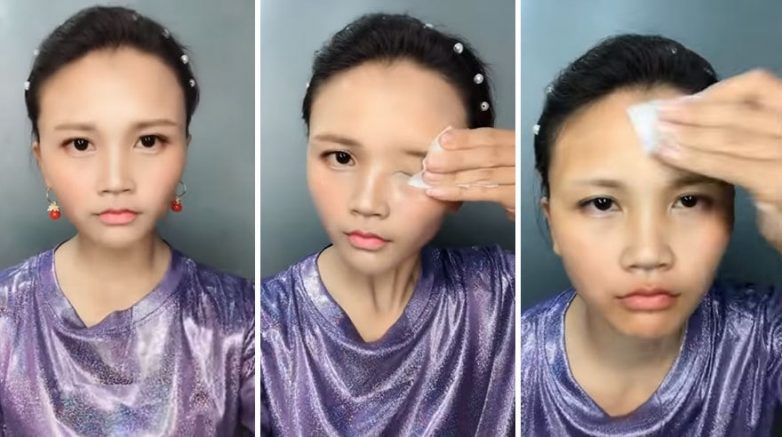 Шокирующее зрелище! 20 примеров, как азиатки снимают свои «накладные» лица