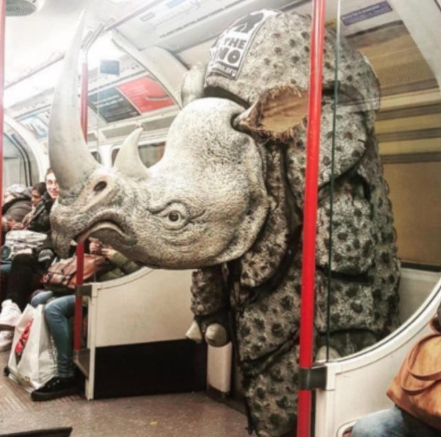 Странные посетители лондонского метро
