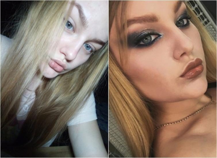 До и После макияжа. Некоторые девушки меняются до неузнаваемости