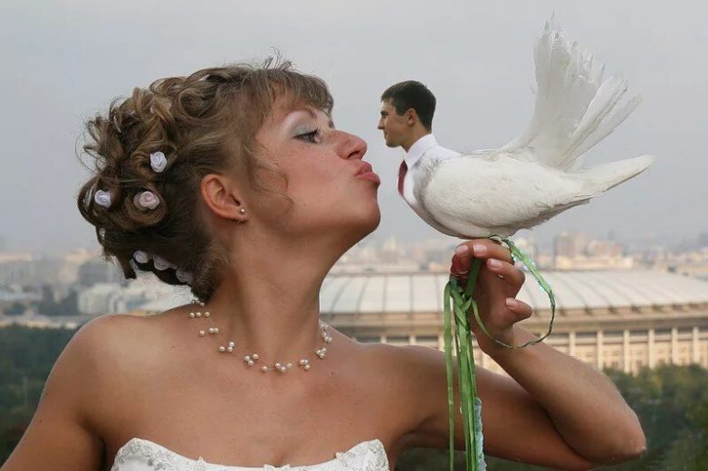 18 примеров убойного свадебного фотошопа, от которого становится стыдно и смешно