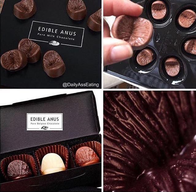Писец! Шоколадная компания делает конфеты из ануcов своих клиентов