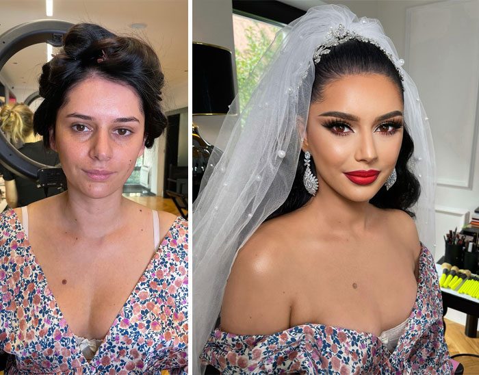 17 невест до и после свадебного макияжа, который так их изменил, что женихи могут и не узнать