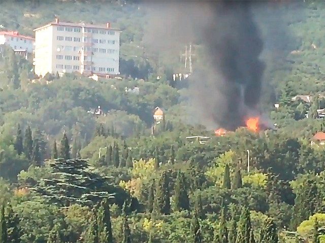 В Крыму сгорел нелегальный детский лагерь