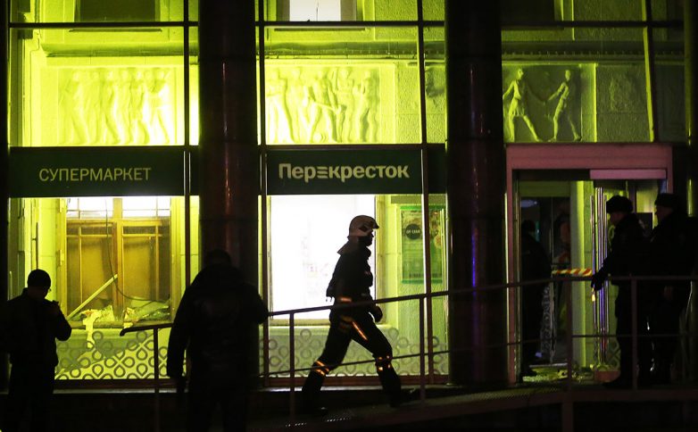 В Санкт-Петербурге в магазине «Перекресток» прогремел взрыв