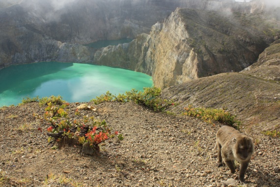 Потрясающие трёхцветные вулканические озёра Келимуту, с которыми связаны красивые легенды