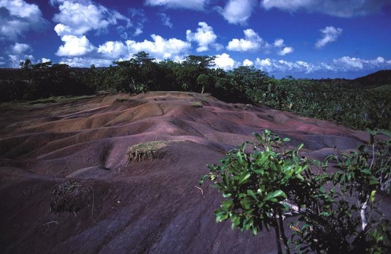 Цветные пески Маврикия