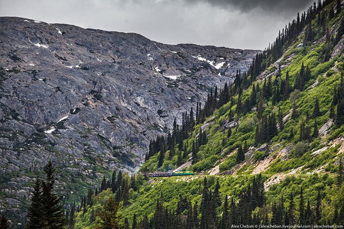 Самая красивая железная дорога Аляски