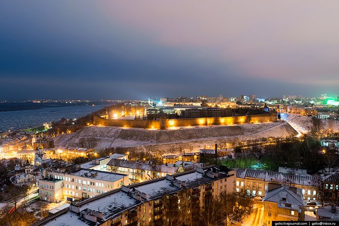 Нижний Новгород под снегом